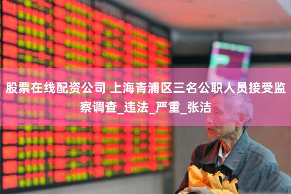 股票在线配资公司 上海青浦区三名公职人员接受监察调查_违法_严重_张洁